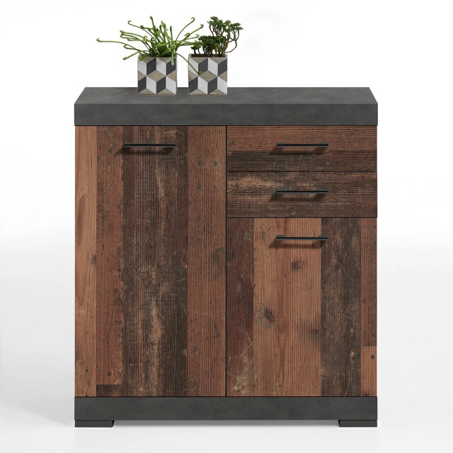 CaliCosy Dressoir met 2 deuren en 2 laden l80cm bristol 2937004 large