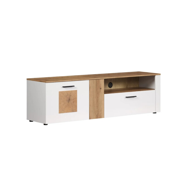 CaliCosy Tv-meubel met 2 deuren, 1 lade, 1 open vak en 1 kabelopening l170 cm vitoria 3042290 large