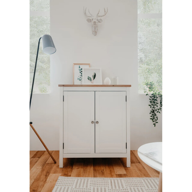 CaliCosy Ladekast met 2 deuren l80 cm wit decor bergen 2929979 large