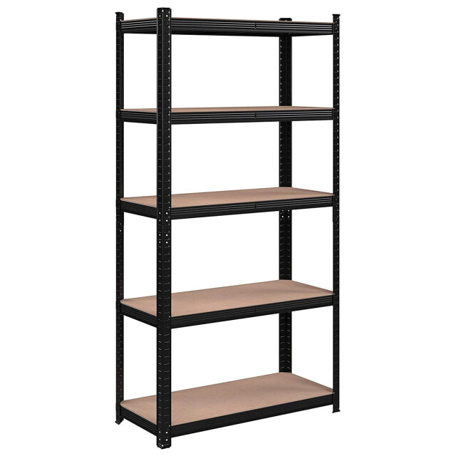 CaliCosy Industriële 5-niveaus modulaire plank als bureau l90 x h180 cm 2929998 large