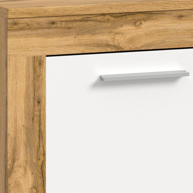 CaliCosy Eiken wit en wotan 2-deurs dressoir l80 cm aosta 2951192 large