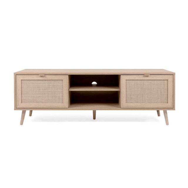 CaliCosy Tv-meubel 2 deuren l150 cm rotanprint bali 2929978 large