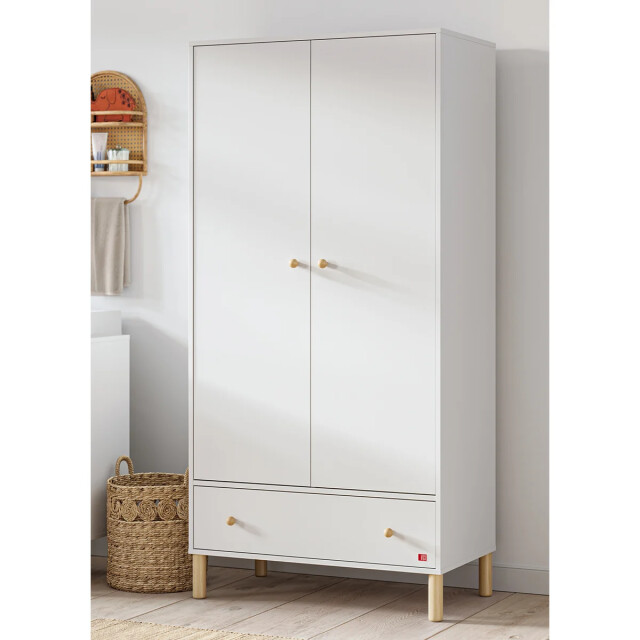 CaliCosy Kledingkast 2 deuren en 1 lade h185 cm tela 2937704 large