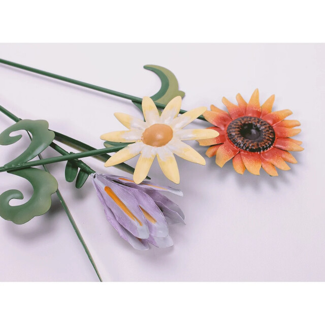 CaliCosy Metalen bloemen met steel set van 3 2928379 large