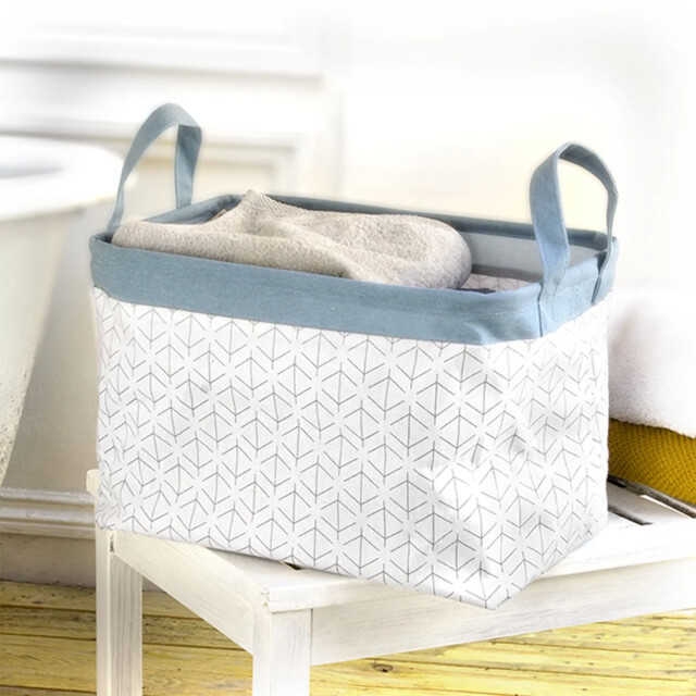 CaliCosy Set van 10 manden met 2 handvatten 38x26x26cm 2929559 large