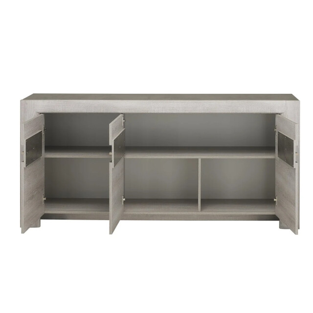 CaliCosy 3-deurs dressoir, eikenkleur gemaakt in frankrijk 2931979 large
