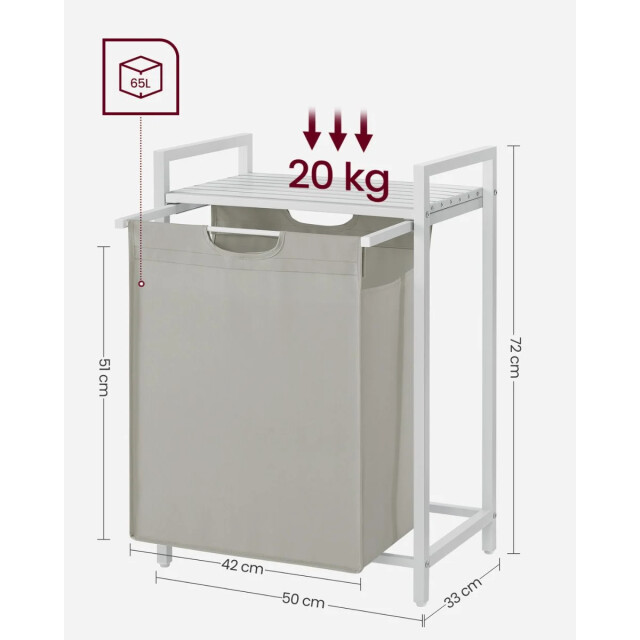 CaliCosy Wasmand 1 uitschuifbaar compartiment l50 cm 2936724 large