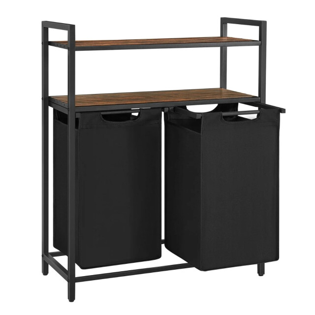 CaliCosy Wasmand met 2 compartimenten van 46l en 2 planken 2930199 large
