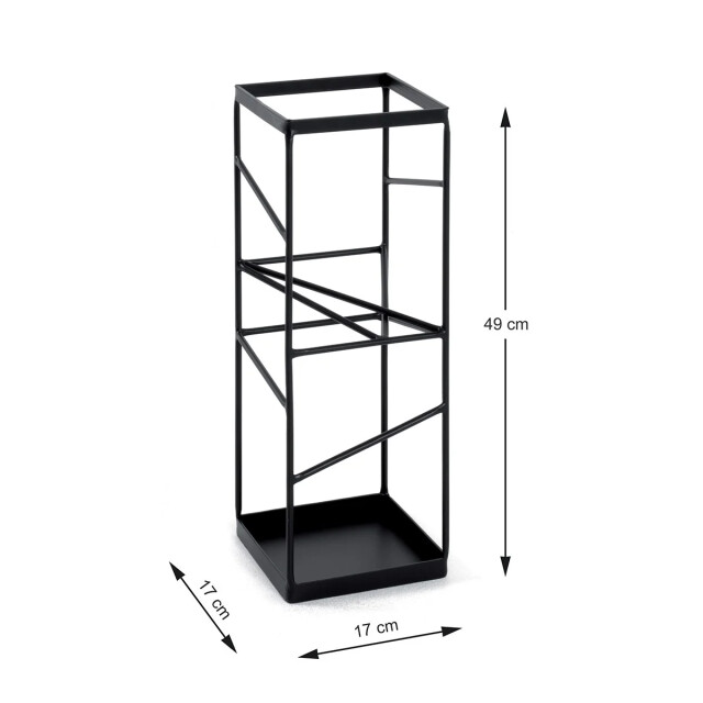 CaliCosy Paraplubak van zwart metaal h49 cm 2950894 large
