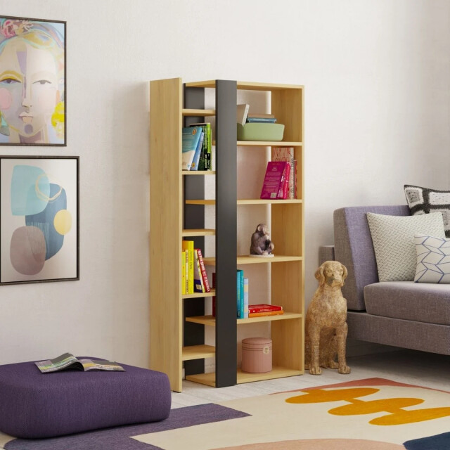 CaliCosy Boekenkast 5 planken l80 x h152 cm axel 2937365 large