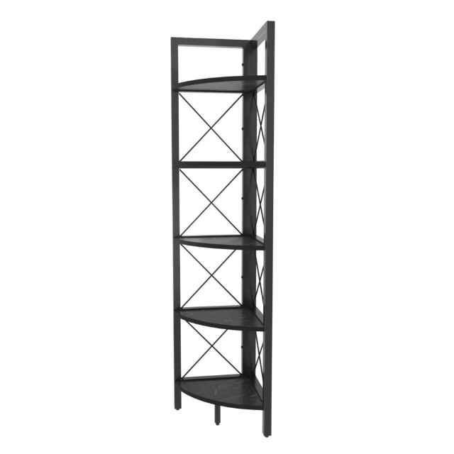 CaliCosy Hoekrek 5 planken zwart h160 cm remo 2930399 large