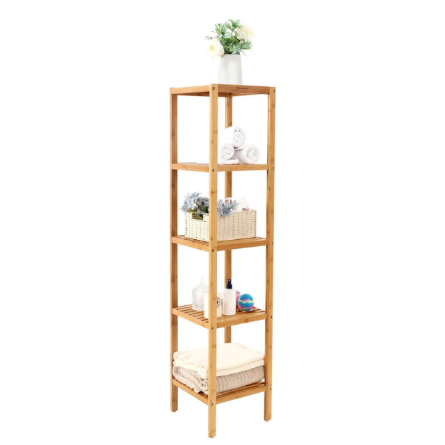 CaliCosy Badkamerrek met 5 planken h146 cm 2929519 large