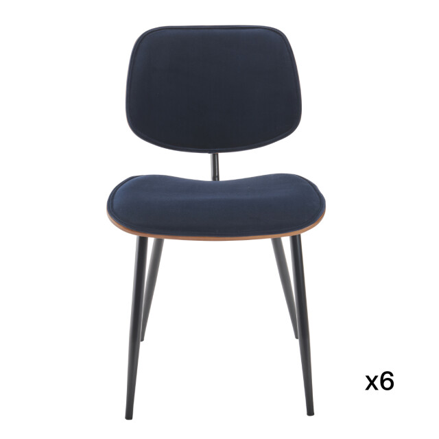 Signature Set van 6 fluwelen stoelen olympia 2936804 large