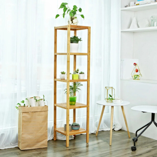 CaliCosy Badkamerrek met 5 planken h146 cm 2929519 large