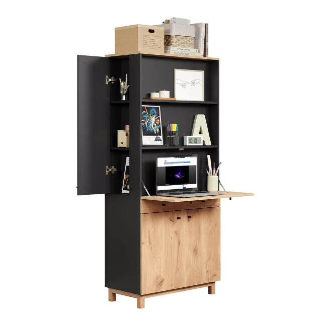 CaliCosy Bureau met multifunctionele opbergruimte h175 cm oplossing 2930380 large