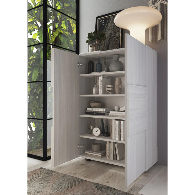 CaliCosy Opbergmeubel met 2 multifunctionele deuren dama h115,5 cm 2937404 large