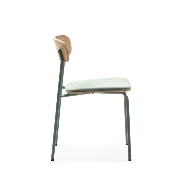 CaliCosy Set van 2 stoelen in stof met zwarte metalen poten l46 cm adriana 3078773 large