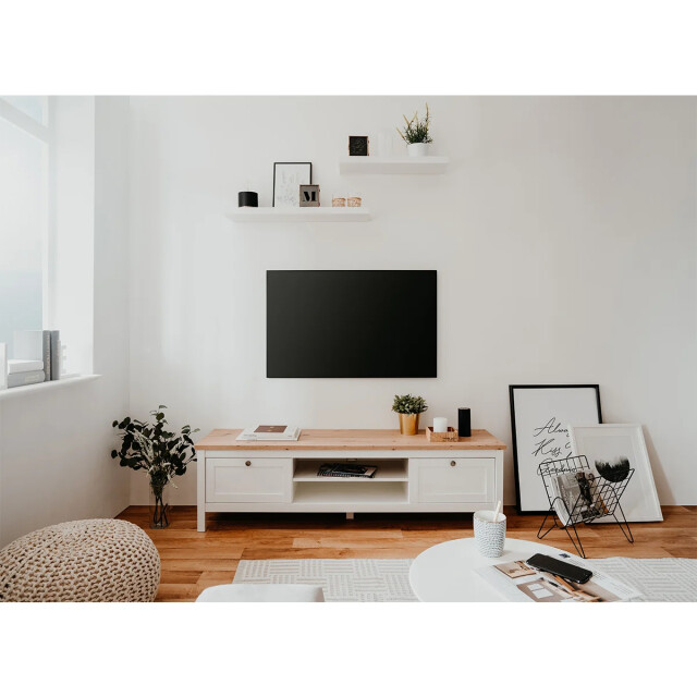 CaliCosy Tv-meubel 2 laden l160 cm witte decoratie bergen 2929980 large