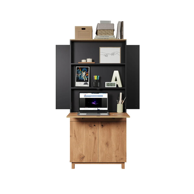 CaliCosy Bureau met multifunctionele opbergruimte h175 cm oplossing 2930380 large