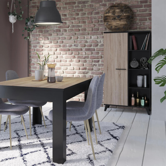 CaliCosy Buffet hoog 1 deur en 4 nissen l83 x h154 cm wayne 2931880 large