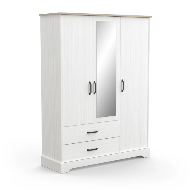 CaliCosy Kast met 3 deuren, 1 spiegel en 2 laden cottage h199,60 cm 2930620 large