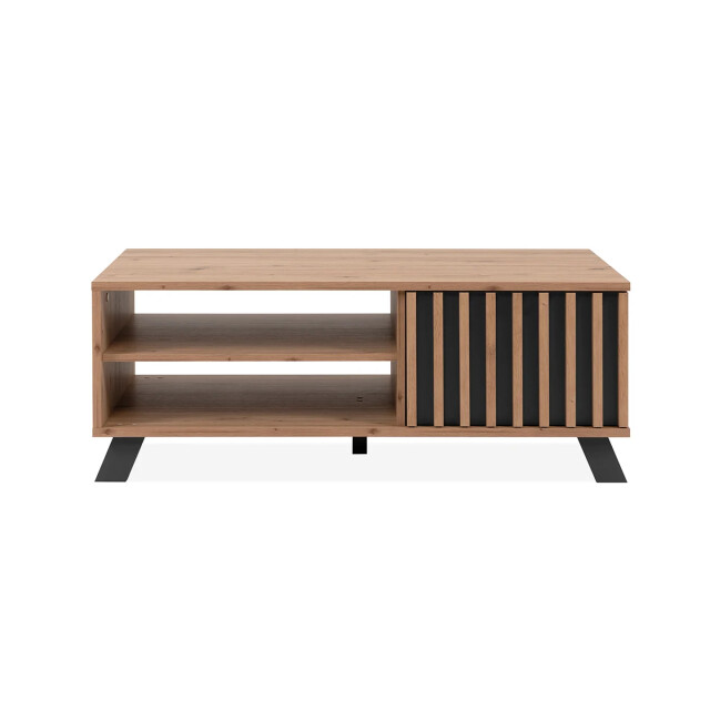 CaliCosy Salontafel 1 deur en 2 nissen decor eiken ambachtelijk l111 cm lublin 2930160 large