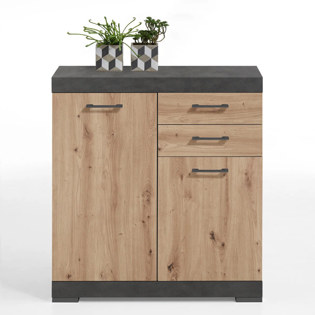 CaliCosy Dressoir met 2 deuren en 2 laden l80cm bristol 2937005 large