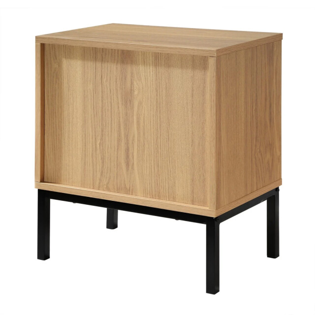 CaliCosy Nachtkastje 2 laden geribbeld houten b45 x h51 cm 2929500 large