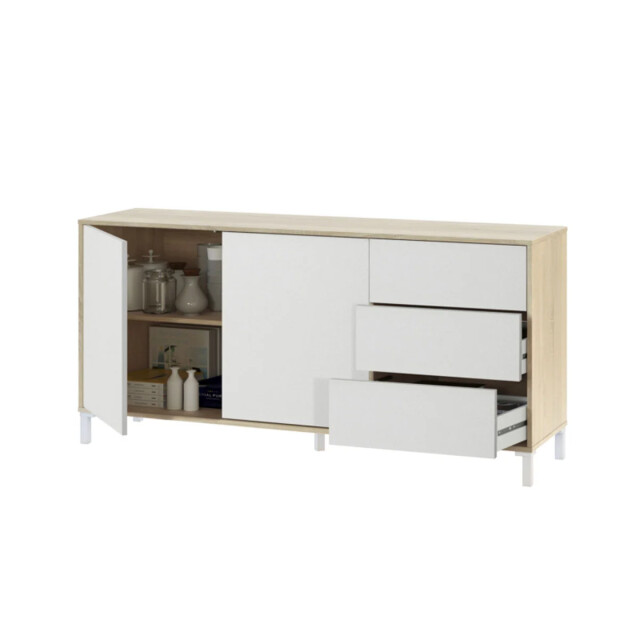 CaliCosy Dressoir met 3 laden l154 cm brooklyn 2937025 large