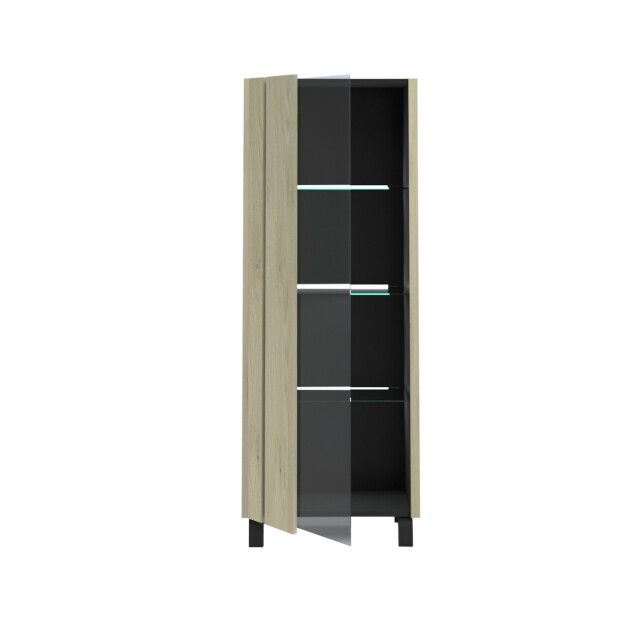 CaliCosy Boekenkast met 1 deur en vitrinekast rush franse productie 2931820 large