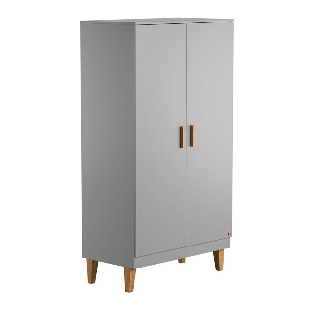 CaliCosy Kast met 2 deuren, 2 planken en 1 kledingstang l100 x h186.5 cm lounge 2937586 large