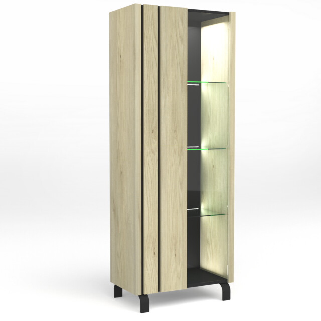CaliCosy Boekenkast met 1 deur en vitrinekast rush franse productie 2931820 large