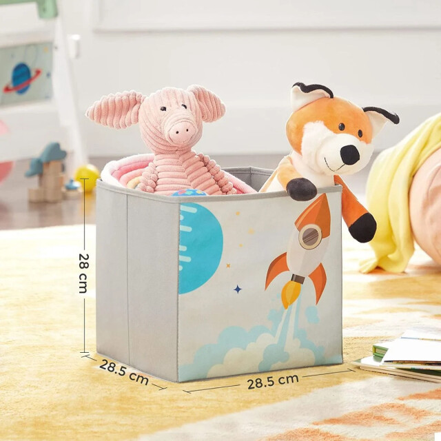 CaliCosy Kinderboekenkast met boekenplank en 2 opbergbakken 2930200 large