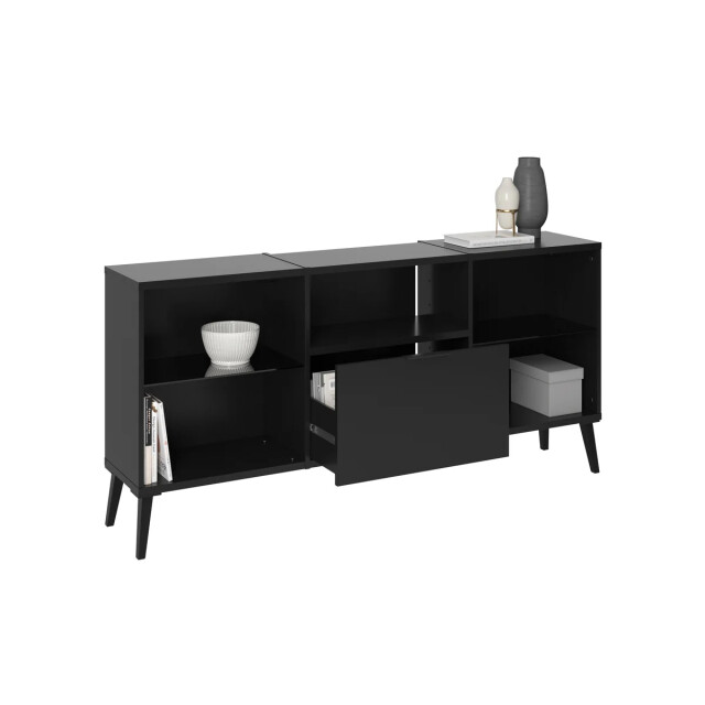 CaliCosy Modulaire tv-meubel 1 lade 5 nissen donker 2929861 large