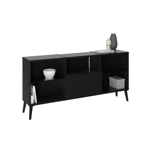 CaliCosy Modulaire tv-meubel 1 lade 5 nissen donker 2929861 large
