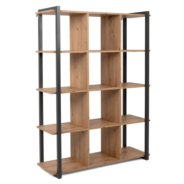 CaliCosy Industriële boekenkast 12 vakken h145 cm denver 2931920 large
