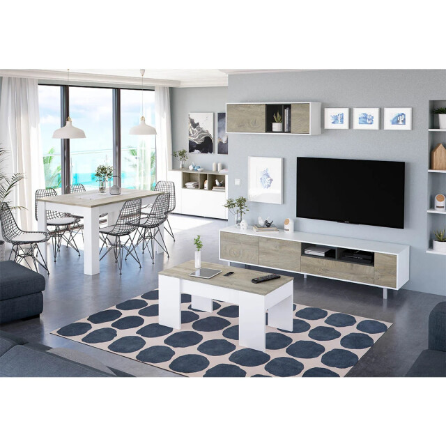 CaliCosy Buffetkast met 3 deuren en 3 niches l150 cm tamiko 2937026 large