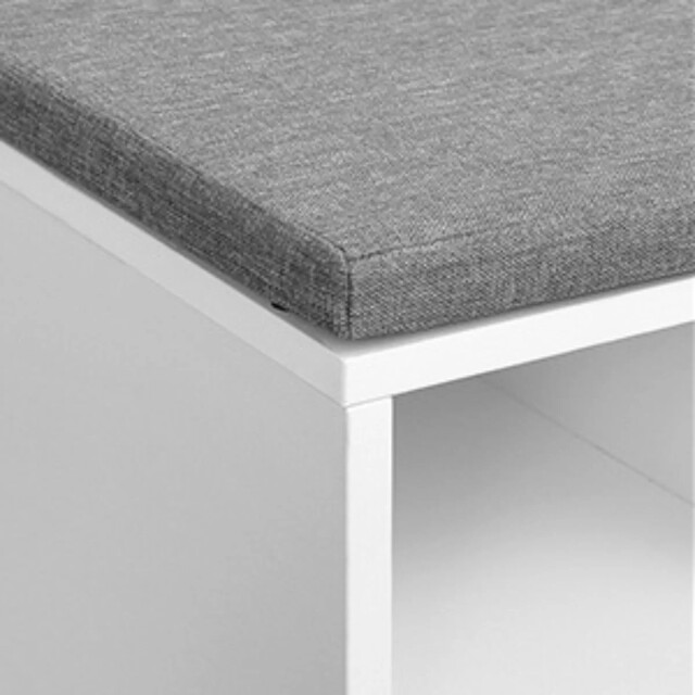 CaliCosy Opbergbank voor schoenen wit 10 vakken 1 lade 2930201 large