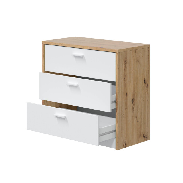 CaliCosy Commode 3 laden met uitschuifbaar bureau l81 tot 130 cm kommo 2991323 large