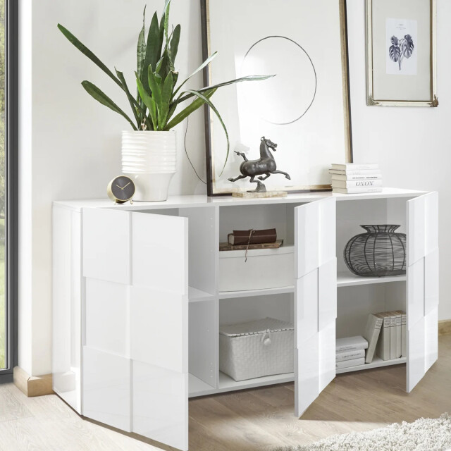CaliCosy Buffet dama 3 deuren in dambordstijl l181 cm 2937706 large