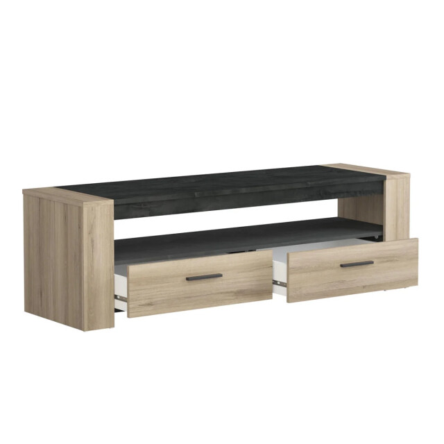 CaliCosy Tv-meubel met 2 laden en 1 grote nis l151,7 cm sheffield 2929901 large
