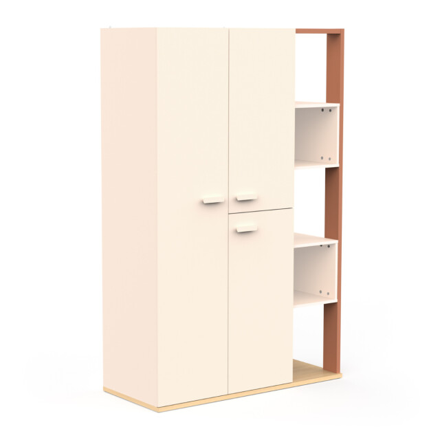 CaliCosy Kast met 3 deuren en 5 open vakken l119,7 cm camillia 3040615 large