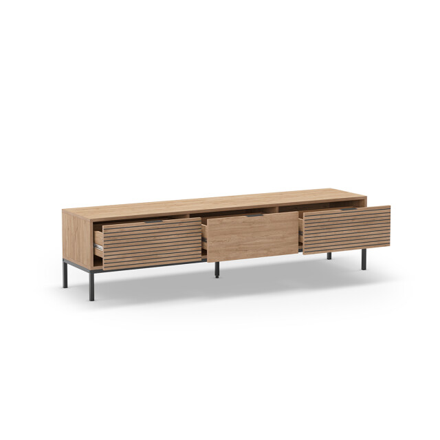 CaliCosy Tv-meubel 3 laden en metalen poten ariel l180 cm 2930281 large