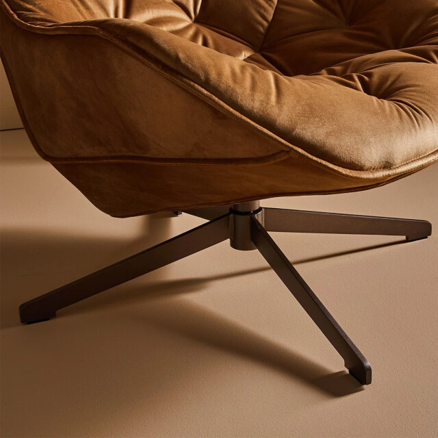 Signature James fluwelen draaibare fauteuil 2931762 large