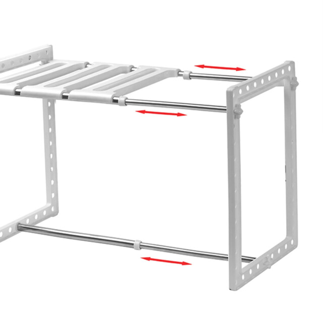 CaliCosy 1 niveau plank onder gootsteen uitschuifbaar l38/65 cm 2929082 large