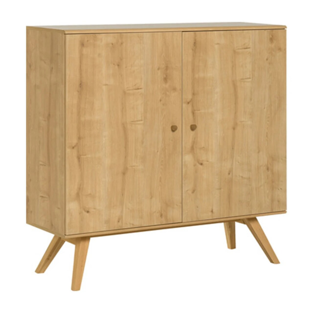 CaliCosy Dressoir met 2 deuren en 6 legplanken b120 cm nature 2937566 large