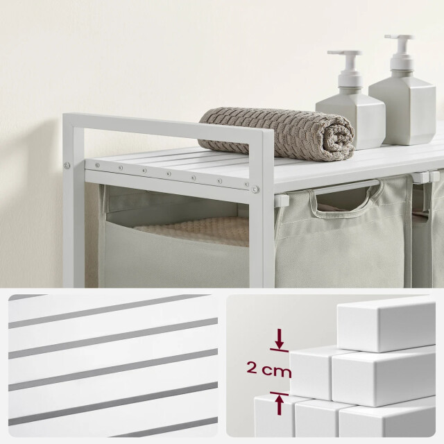CaliCosy Wasmand 3 compartimenten l92,5 cm 2936726 large