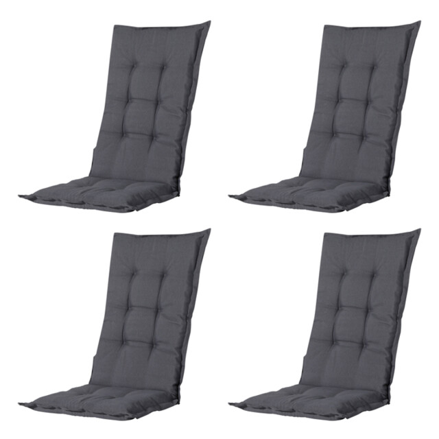 Madison stoelkussen lage rug 105x50 - 4 stuks 2912475 large