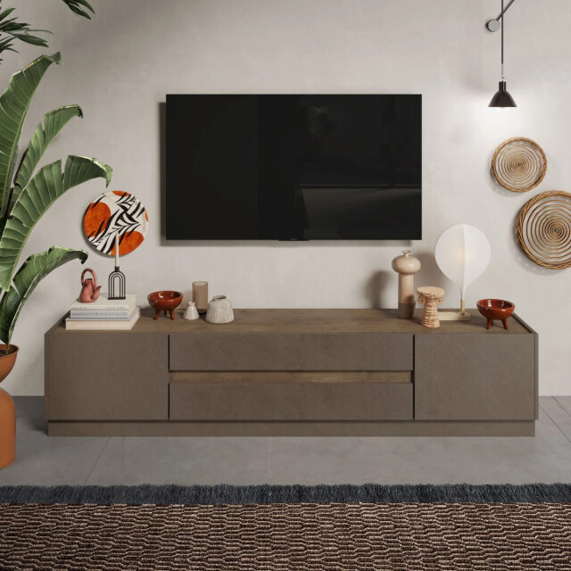 CaliCosy Tv-meubel met 2 deuren en 2 laden utopia l205 cm 2937327 large