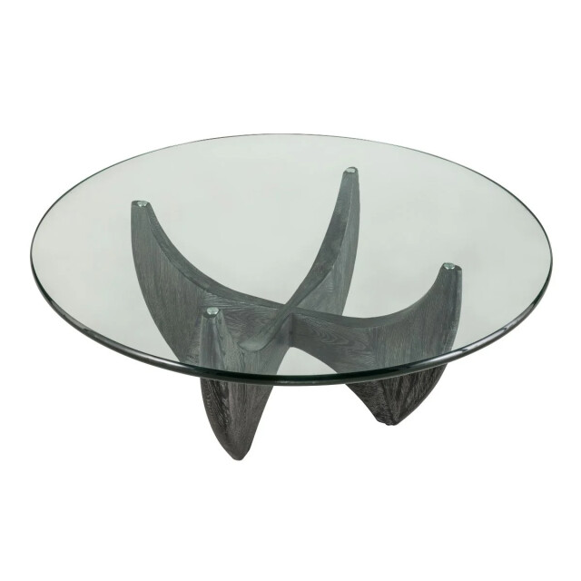 Signature Table basse ronde en chêne massif d.100cm harper 3042274 large